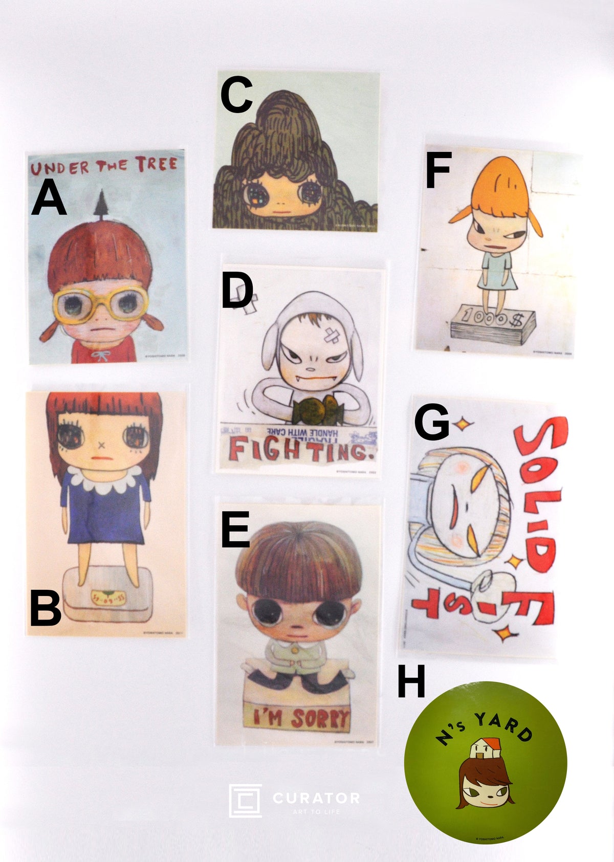 YOSHITOMO NARA - Sticker (L Size) – Curator Style