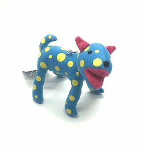 YAYOI KUSAMA - Dog Plush Doll Stuffed Keychain (Blue)